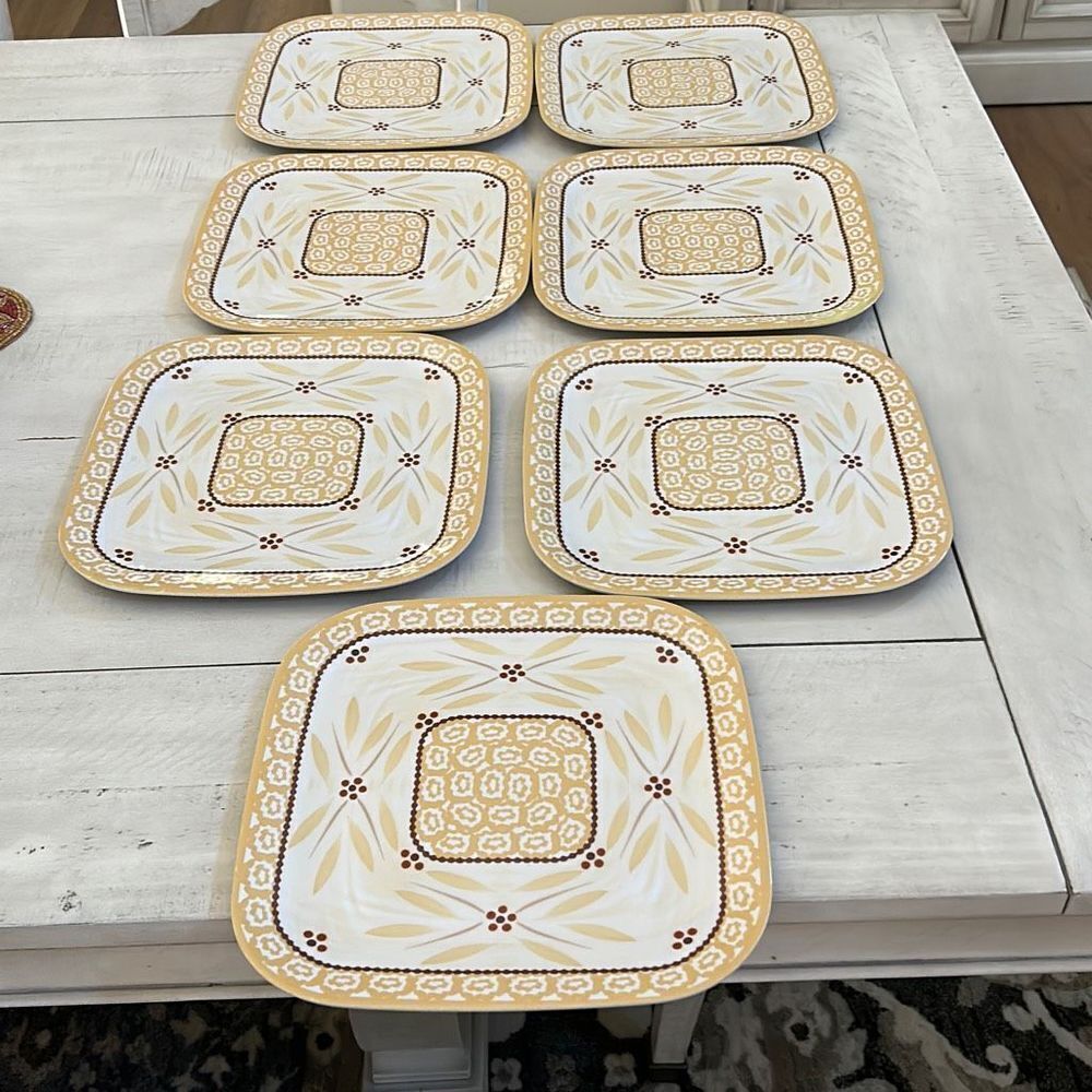 Temptations Melamine Dinner Plates